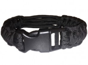 Paracord pas za uro 22mm - BK