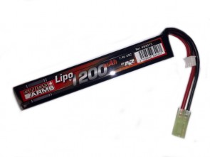 Baterija Li-Po 1200mAh 7,4V 25C