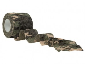 Maskirni trak 50mm (4,5m) - Woodland