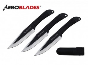 Set 3 nožev Black Hawk