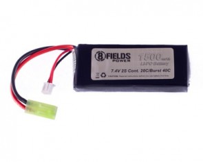 Baterija Li-Po 1500mAh 7,4V 20/40C