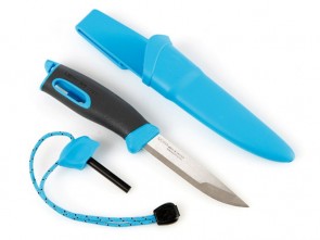 Swedish Fire Knife Cyan