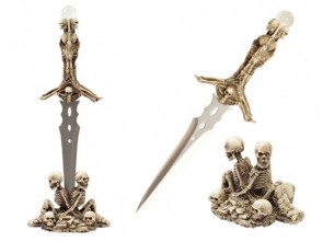 Fantasy Skeleton Crystal Dagger