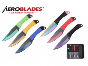 Set 6 nožev Jack Ripper Barvni